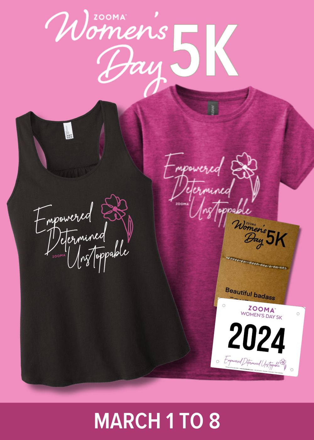 ZOOMA Womens Day 5K + 1K