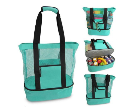 Summer Vibes Beach and Insulated Cooler Bag